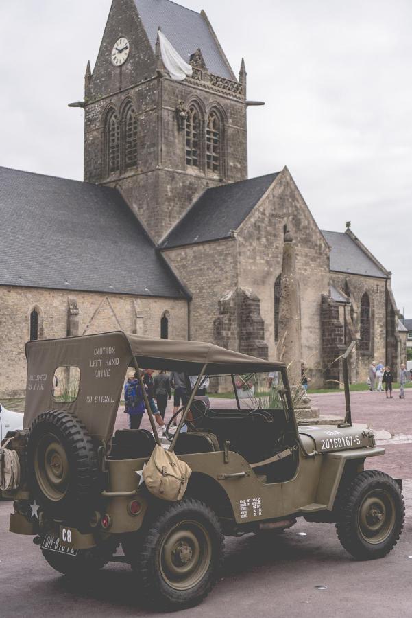 Gite Le C-47 Proche Des Plages Du Debarquement Sainte-Mère-Église Exteriér fotografie